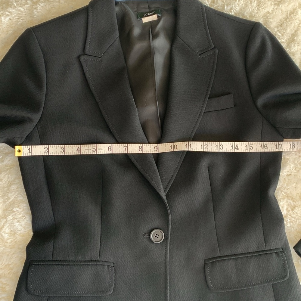 J. Crew Black Wool Blend Blazer - Picture 15 of 16